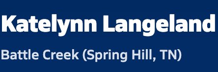 Katelynn Langeland banner