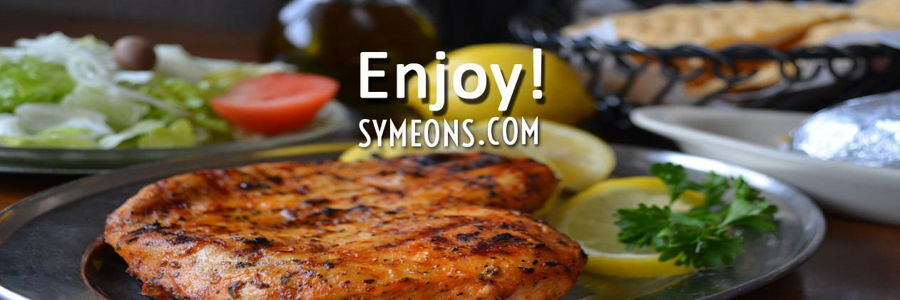 Symeons Restaurant banner