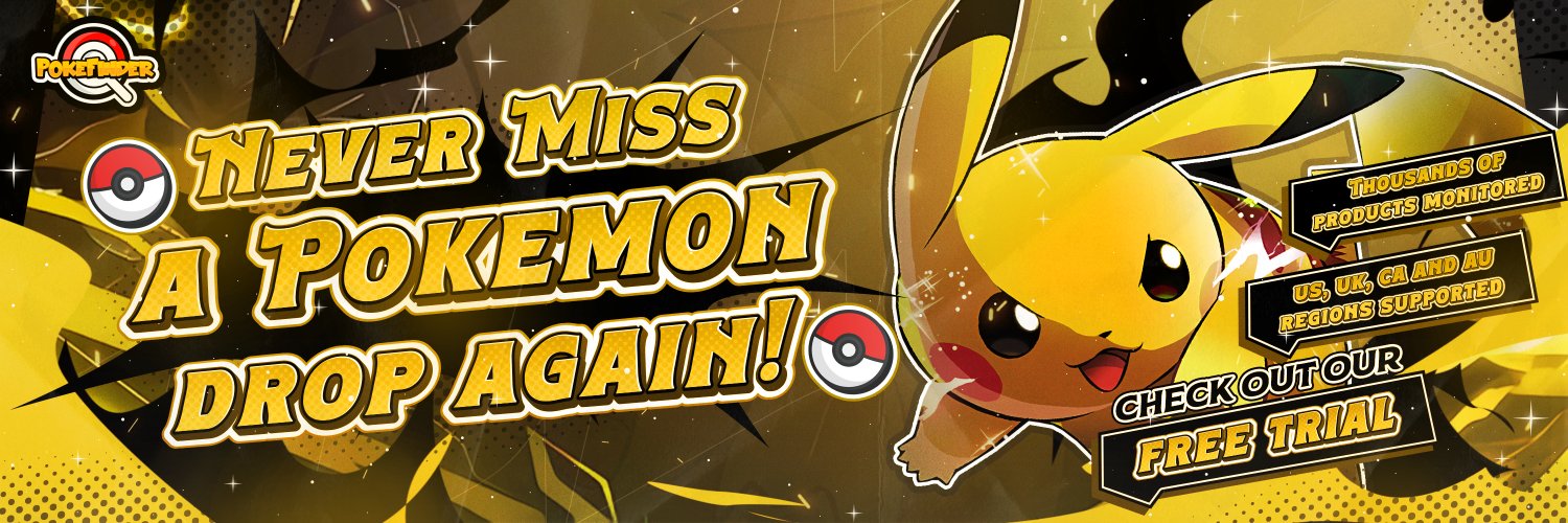 PokeFinder - Pokemon TCG Drops, Deals & News! banner