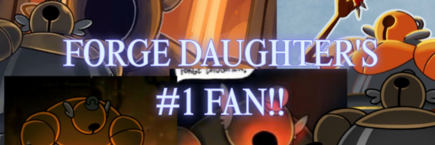 ˗ˏˋᥫ᭡𝐅𝐨𝐫𝐠𝐞 𝐝𝐚𝐮𝐠𝐡𝐭𝐞𝐫'𝐬 𝟏# 𝐅𝐚𝐧!!𓏲 banner