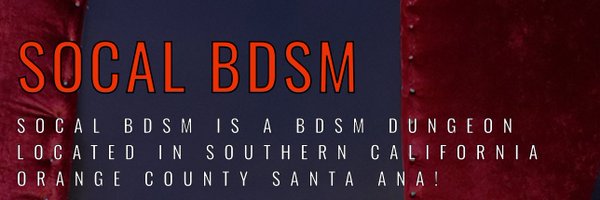 SoCalBDSM Profile Banner