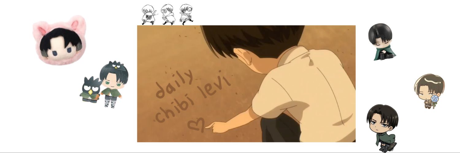 daily chibi levi 💭's banner