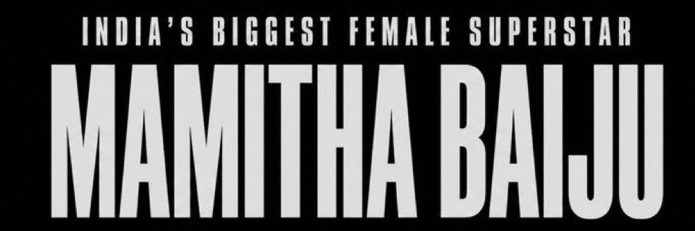 fanofmamitha's profile banner image
