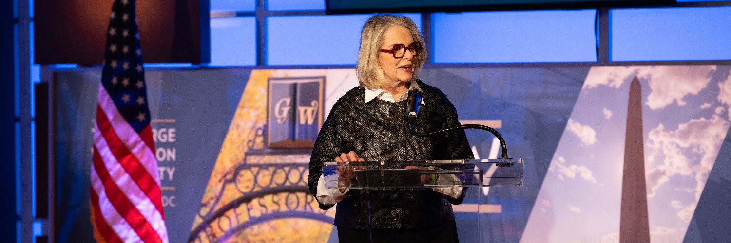 Margaret Spellings's banner
