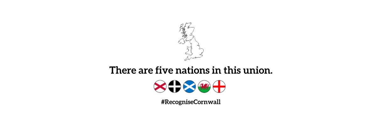 Cornwall is a Nation's banner