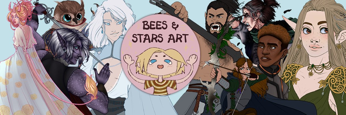 🏳️‍🌈 🍉 Ashe - beesandstars.bsky.social banner