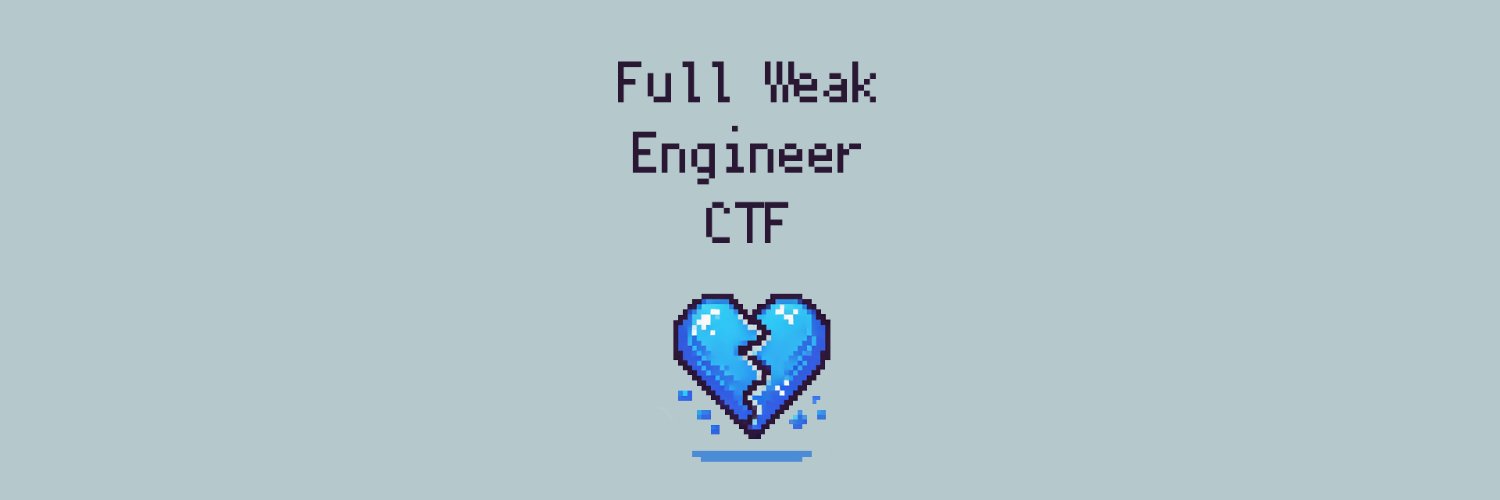 Full Weak Engineer CTF banner