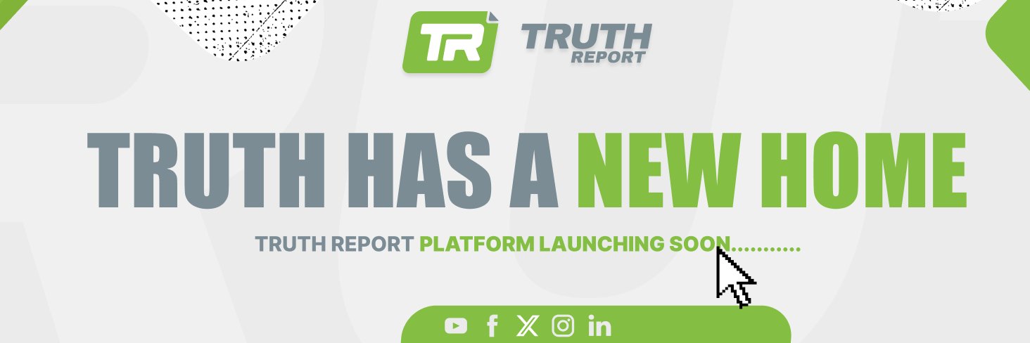 Truth Report's banner