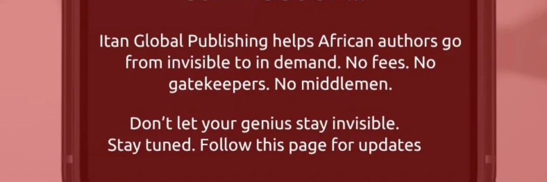 Itan global publishing banner