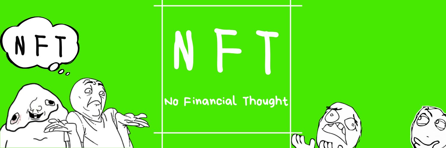 No Financial Thought banner