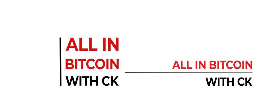 All In Bitcoin with CK's banner