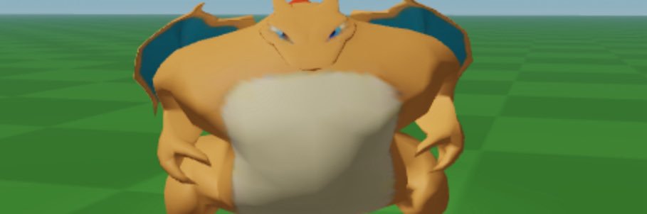 Pixel Charizard banner