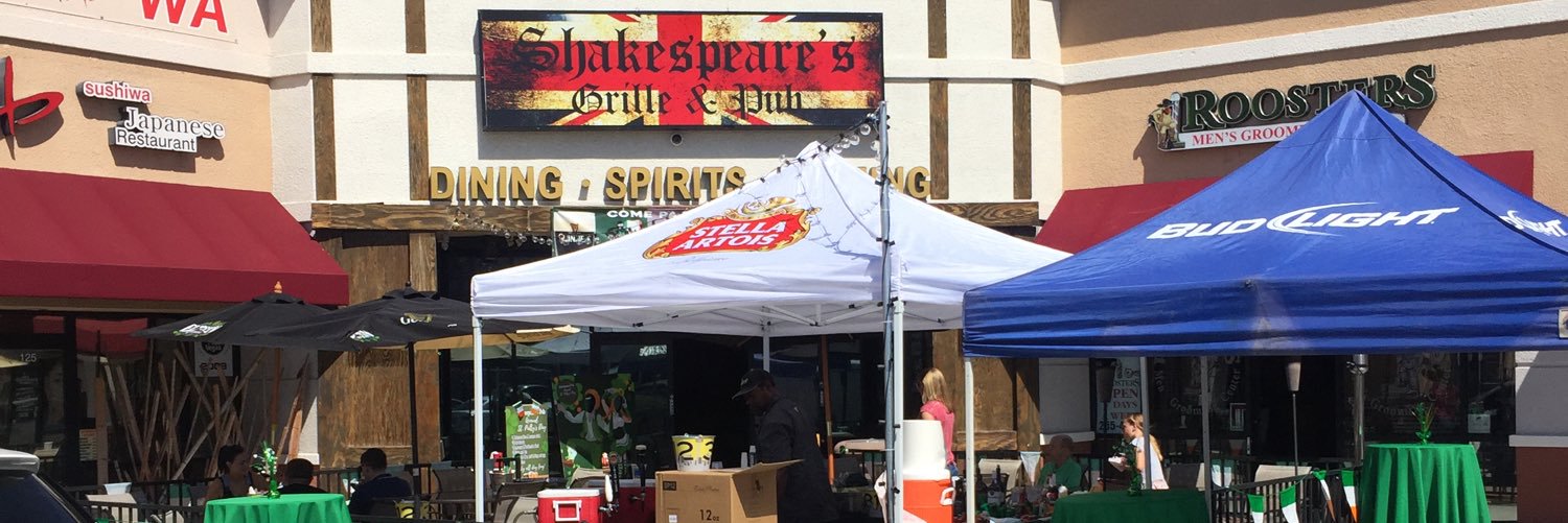 Shakespeare's Grille & Pub banner