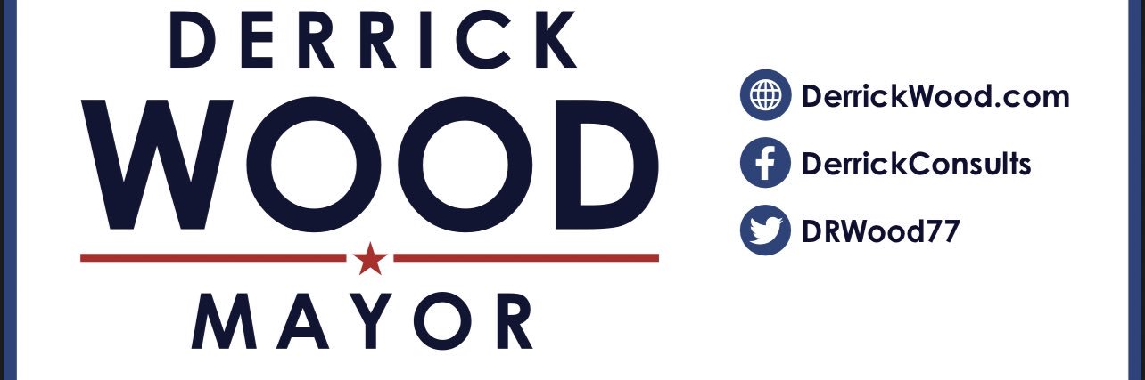 Mayor Derrick Wood banner