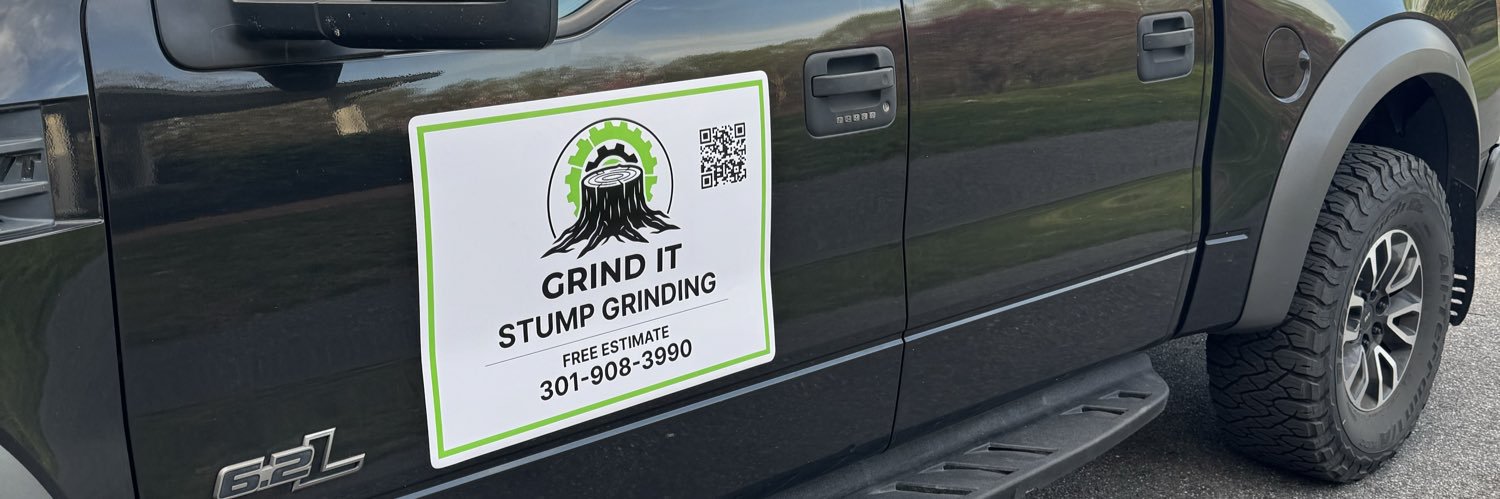 Grind It Stump Grinding banner