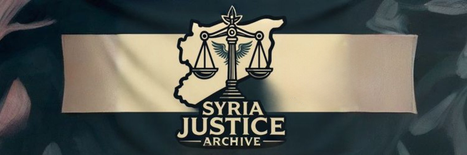 Syria Justice Archive's banner