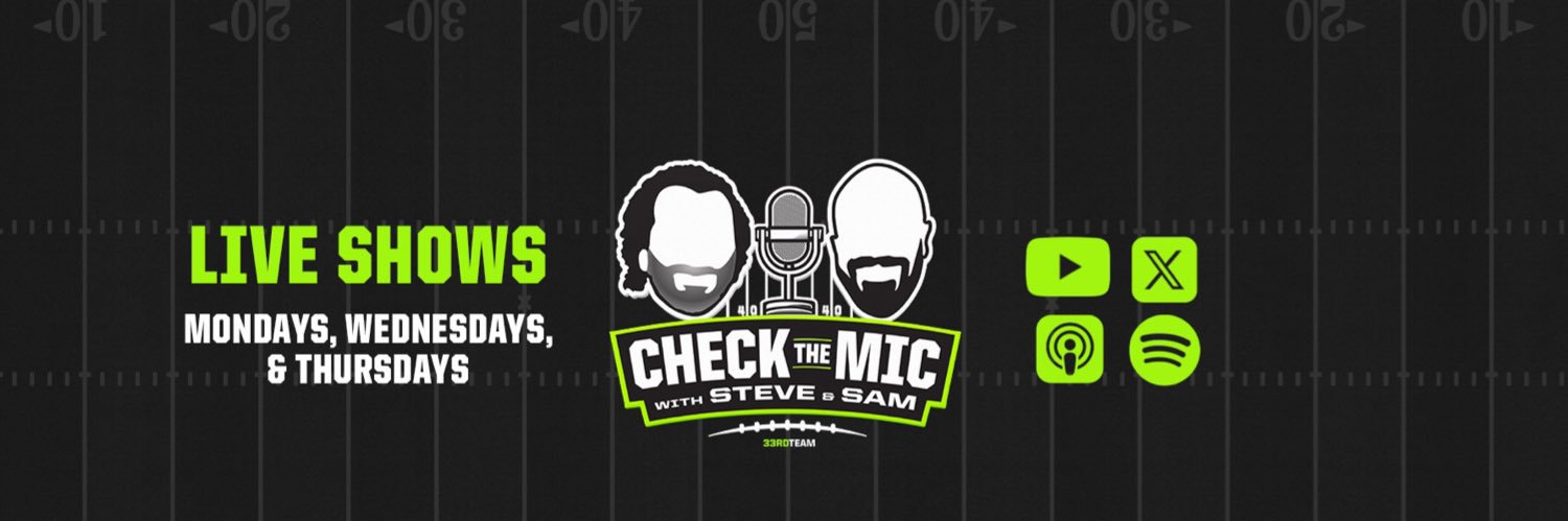 Check the Mic with Steve Palazzolo & Sam Monson's banner