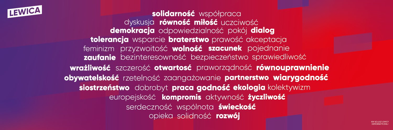 Krzysztof Gawkowski's banner
