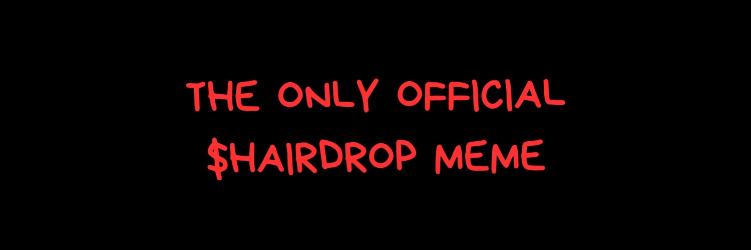 HairDropSol's profile banner image