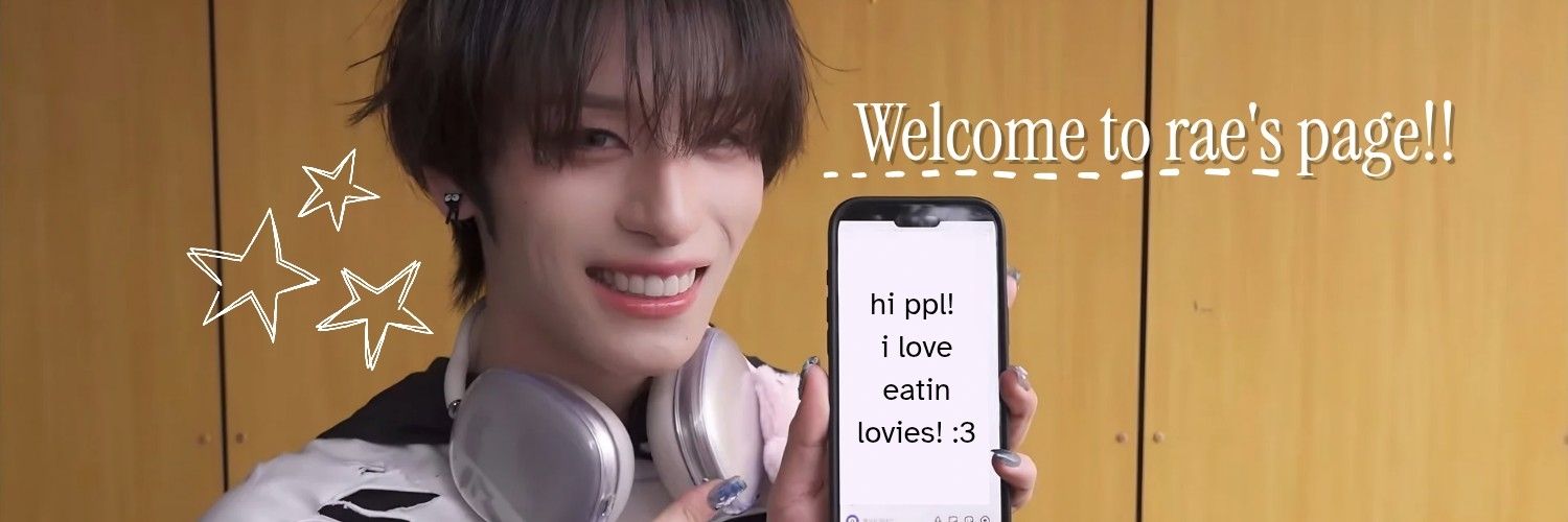 rae-angg(๑ᵔ⤙ᵔ๑). ✦ ݁ ˖ banner