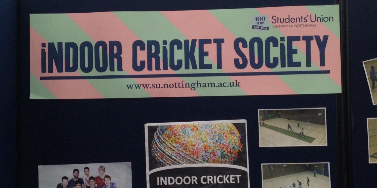 UoN Indoor Cricket banner