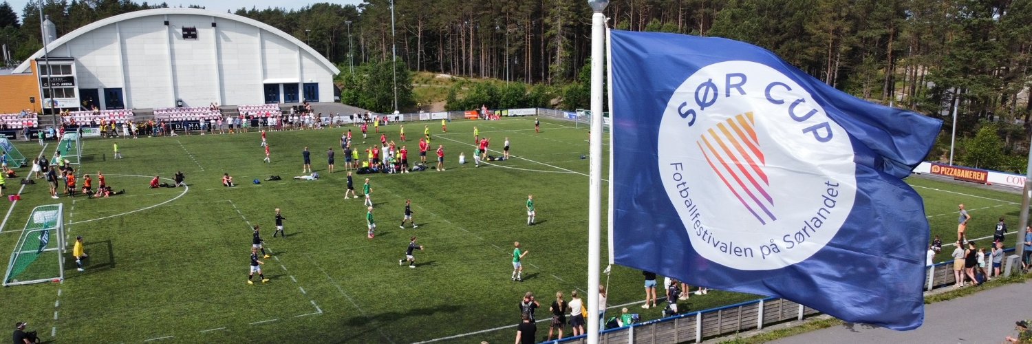 Sør Cup - Fotballfestivalen på Sørlandet banner