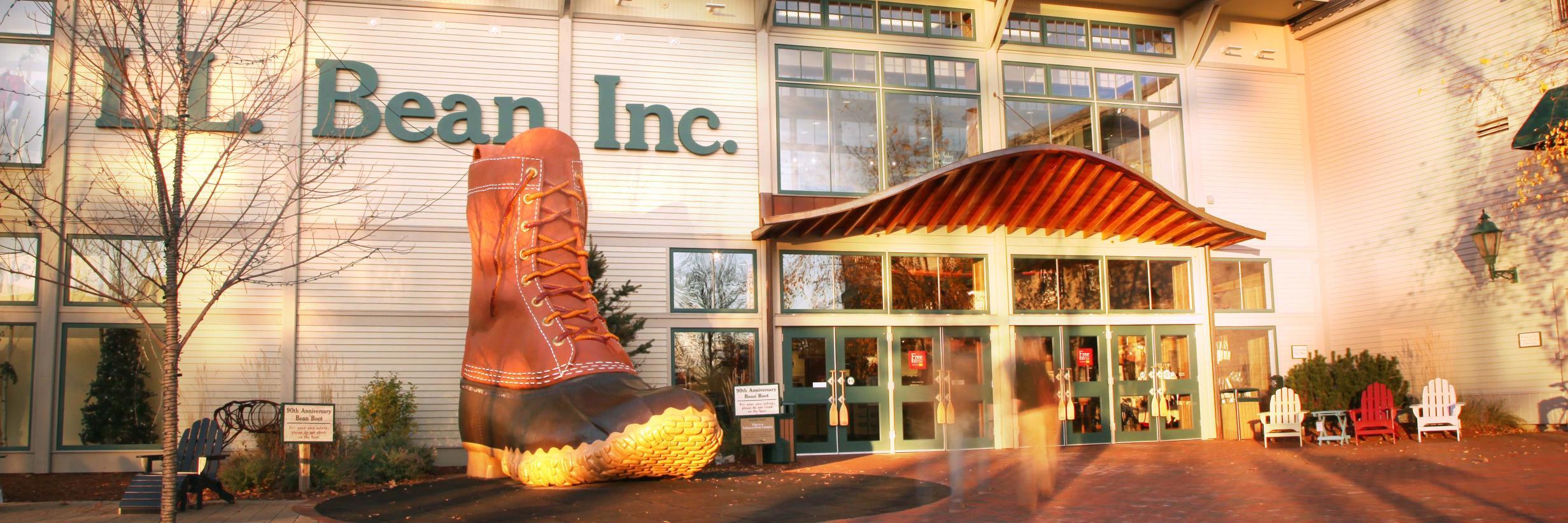 L.L.Bean Freeport banner