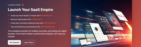 SaaSFastPro Profile Banner
