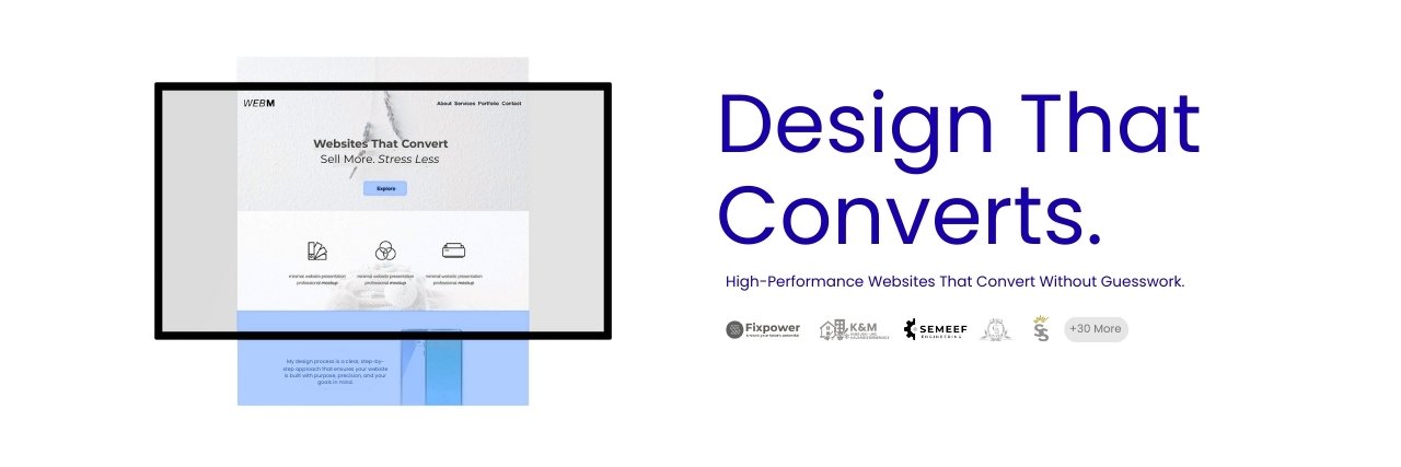 Hecks || Website Designer banner