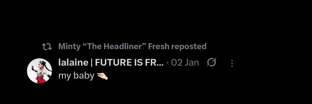 lalaine | FUTURE IS FRESH banner