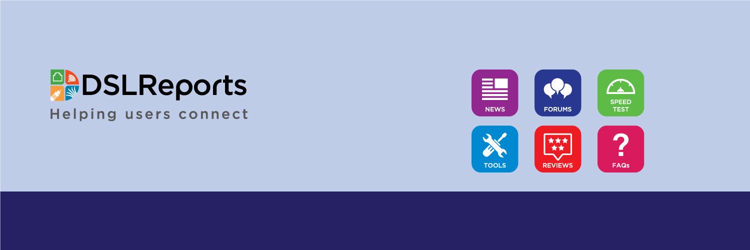 DSLReports's profile banner image