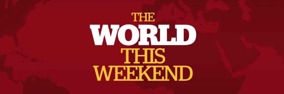 CBC News: The World This Weekend banner