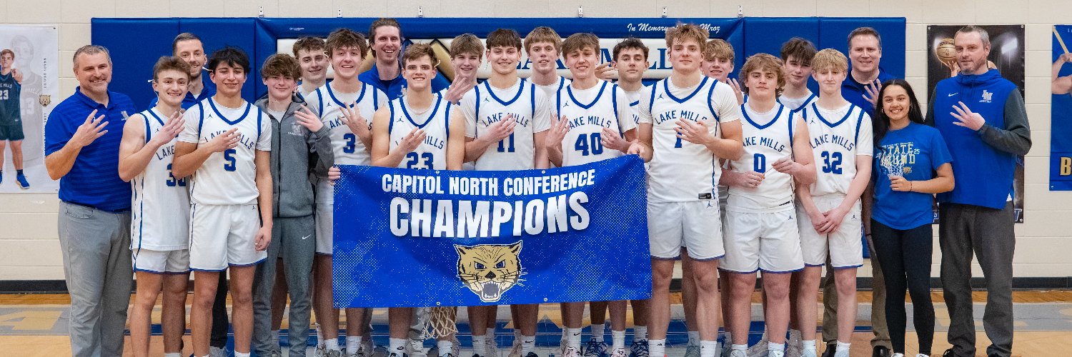 Lake Mills Hoops banner