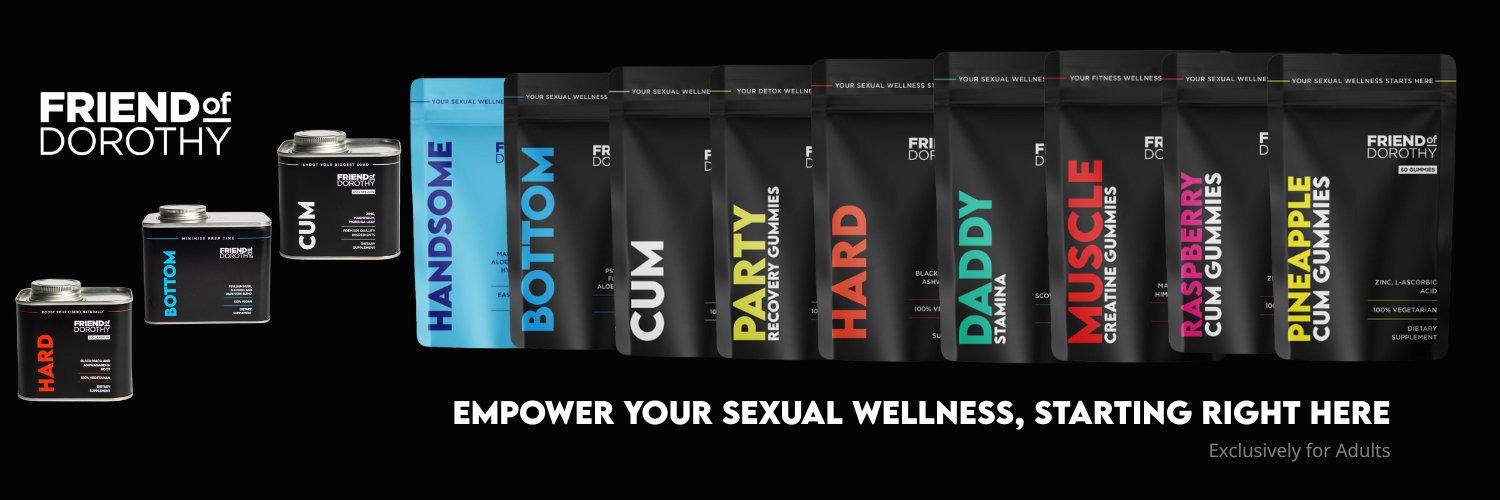 Friend of Dorothy Supplements banner