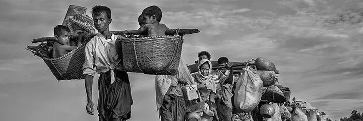 Rohingya Humanitarian Initiative (RHi)'s banner