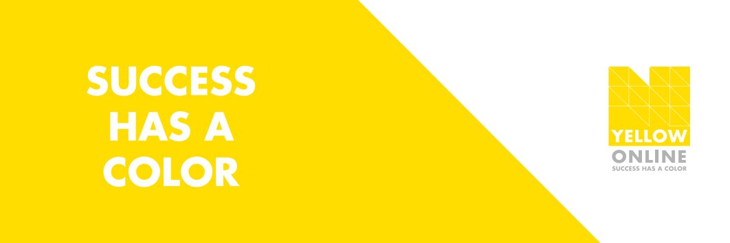 Yellow-online banner