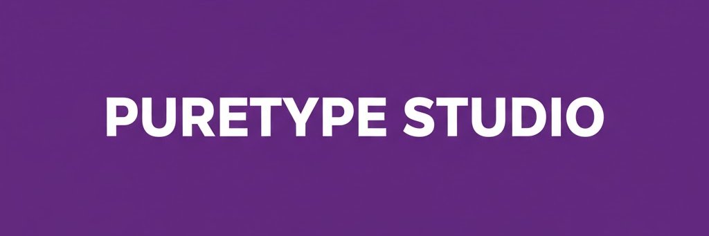 PureTypeStudio's profile banner image