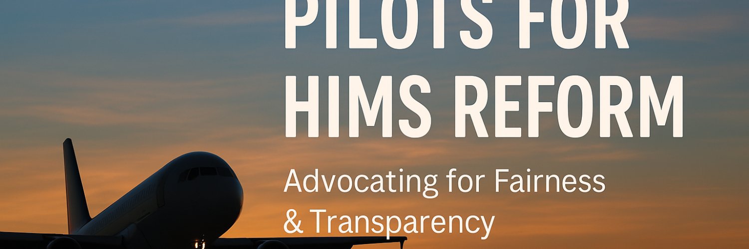 Pilots for HIMS Reform banner
