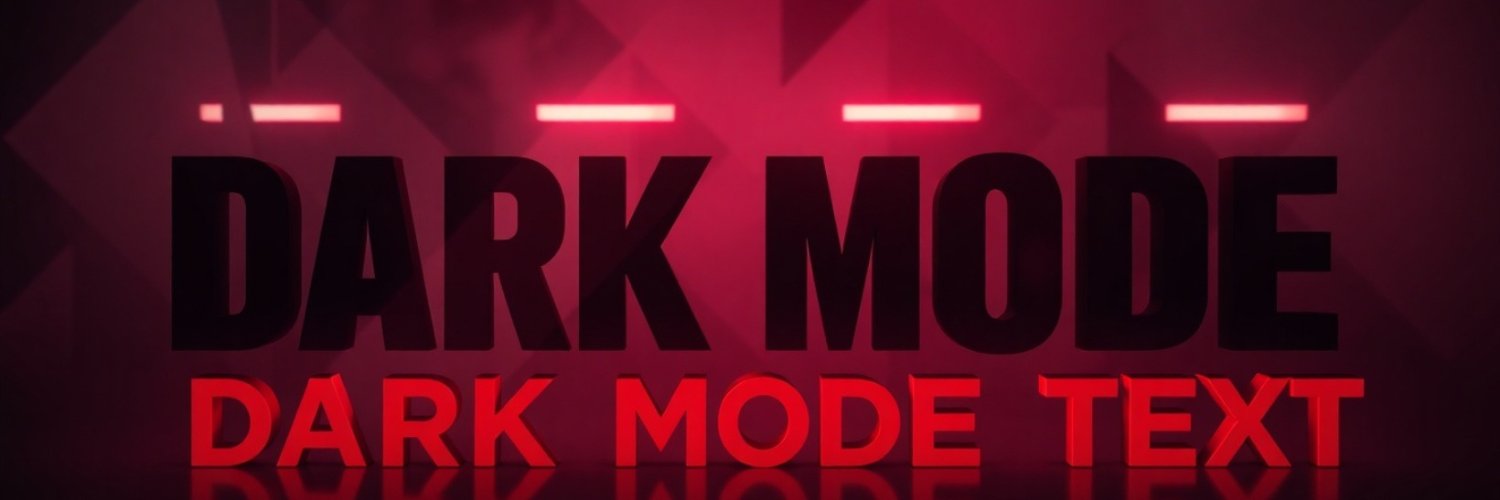 DarkModeText's profile banner image