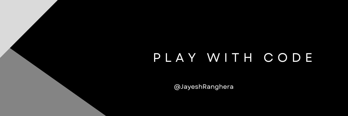 jayeshranghera's profile banner image