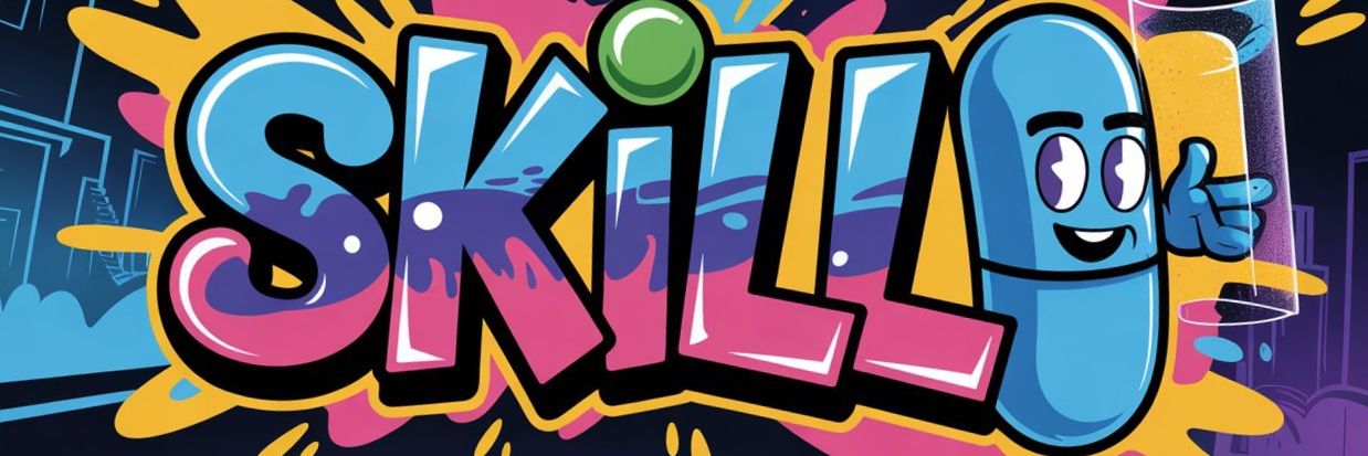 SKILL THE PILL 🟦💊 banner