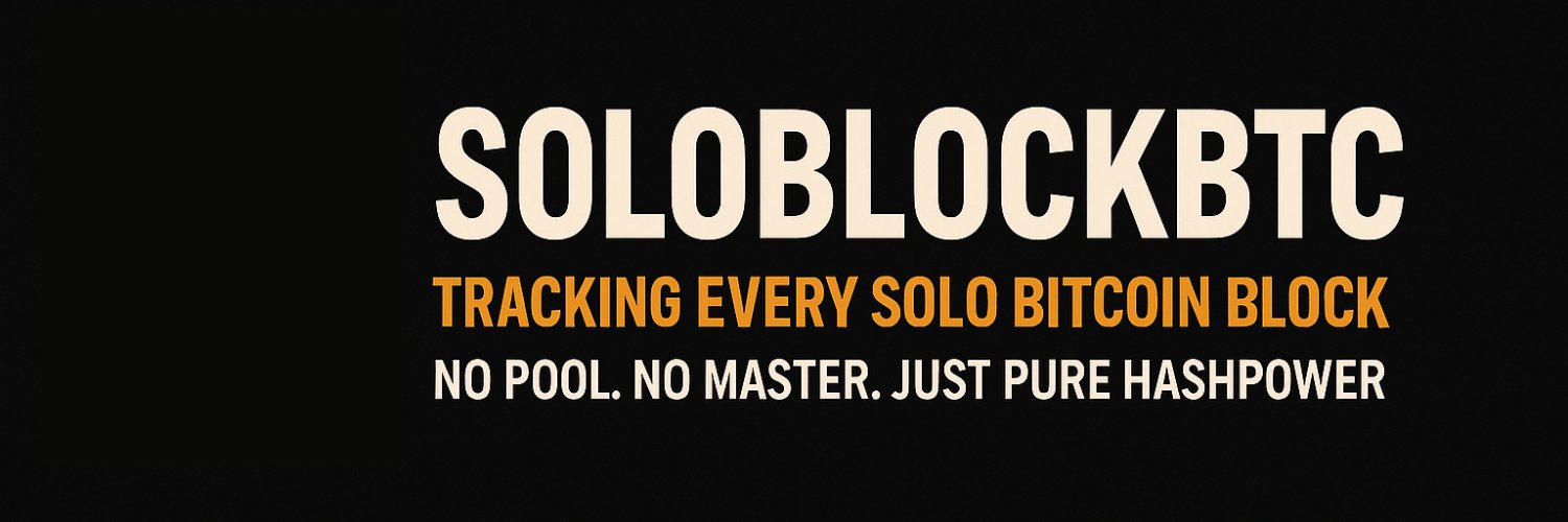 SoloBlockBTC banner