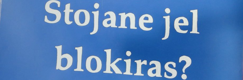 Blokada Politehnika's banner