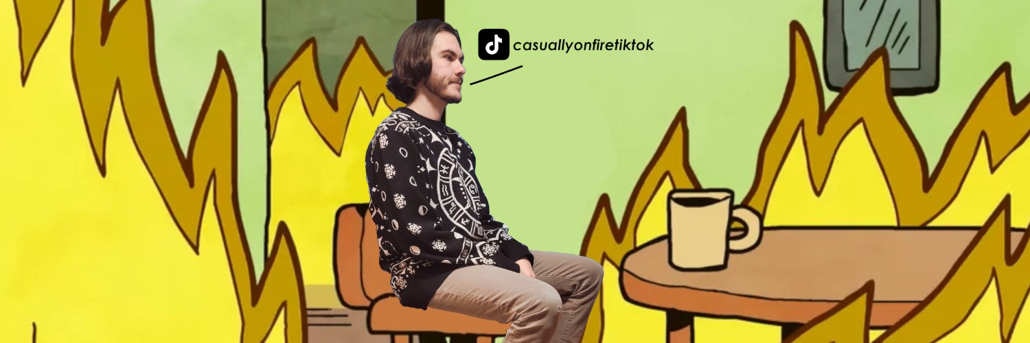 Casually On Fire banner