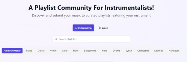 InstrumentaList's banner