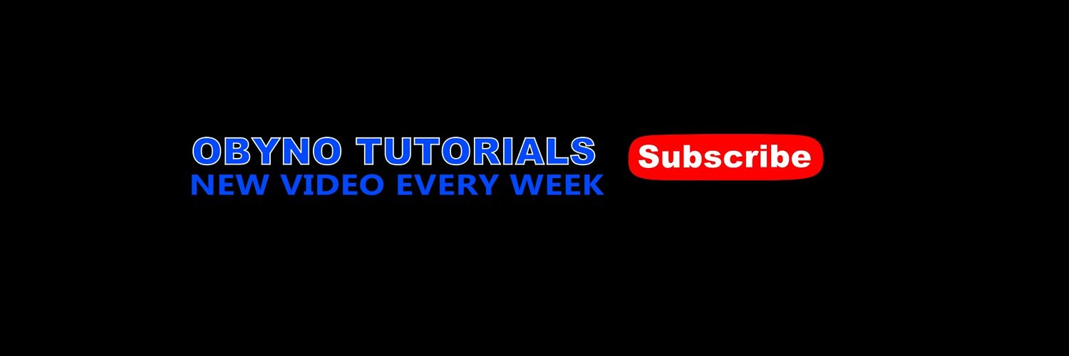 Obyno Tutorials banner