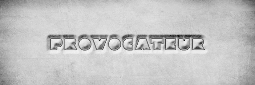 Provocateur banner