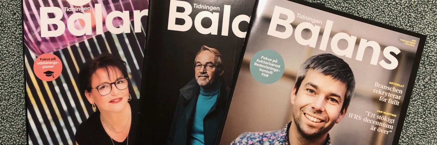 Tidningen Balans banner