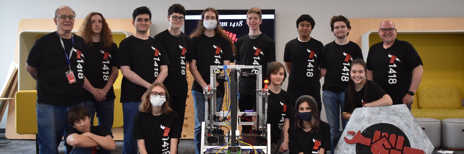 FRC Team 1418 banner