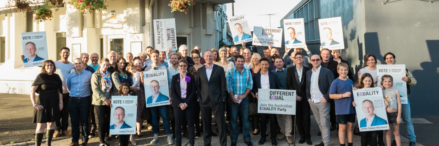Aus Equality Party banner